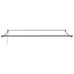 Store rétractable automatique vidaXL Rouge 500x300 cm