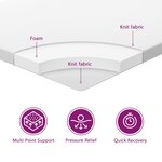 Lit Box Spring vidaXL avec matelas et LED Taupe 160x200 cm Tissu