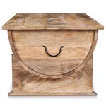 vidaXL Table basse Bois de manguier massif 88x50x40 cm
