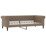 vidaXL Lit de jour avec lit gigogne et tiroirs cappuccino 90x200 cm