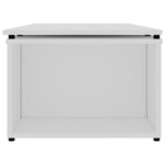 vidaXL Table basse Blanc 150x50x35 cm Bois d'ingénierie