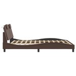 vidaXL Cadre de lit sans matelas marron 160x200 cm similicuir