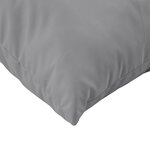 vidaXL Coussins de canapé lot de 4 gris 40x40 cm tissu