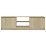 vidaXL Meuble TV Chêne sonoma 120x30x35 5 cm Bois d’ingénierie