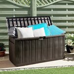 vidaXL Boîte à coussins Marron 117x45 5x57 5 cm 270 L