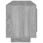 vidaXL Meuble TV sonoma gris 102x35x45 cm bois d'ingénierie