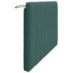 vidaXL Coussin de tête de lit vert foncé 160 cm velours