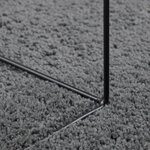 vidaXL Tapis OVIEDO à poils courts anthracite 60x110 cm