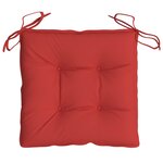 vidaXL Coussins de palette lot de 6 rouge 50x50x7 cm tissu oxford