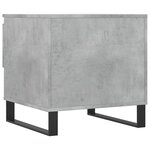 vidaXL Tables basses 2 Pièces gris béton 50x46x50 cm bois d'ingénierie