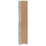 vidaXL Armoire de salle de bain Gris béton 32x25 5x190 cm Aggloméré