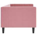 vidaXL Lit de repos sans matelas rose 80x200 cm velours