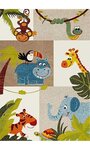 Tapis pour chambre Enfant 80 x 150 cm - Multicolore
