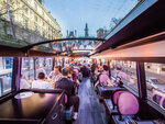 SMARTBOX - Coffret Cadeau Dîner insolite 3 plats avec visite de Paris dans le bus à impériale Le Saint-Germain 1920 -  Gastronomie