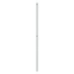 vidaXL Tête de lit métal blanc 200 cm