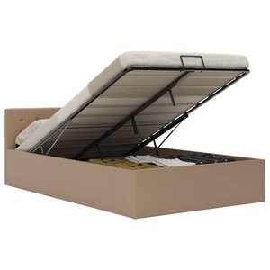 vidaXL Cadre de lit à rangement hydraulique sans matelas 120x200 cm