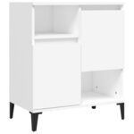 vidaXL Buffet Blanc 60x35x70 cm Bois d'ingénierie