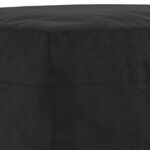 vidaXL Ensemble de canapés 4 Pièces avec coussins noir velours