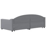 vidaXL Lit de jour avec gigogne et tiroirs sans matelas 90x200 cm