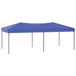 vidaXL Tente de réception pliable Bleu 3x6 m