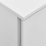 vidaXL Classeur mobile Gris clair 39x45x60 cm Acier