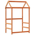 vidaXL Ensemble de lit et de banc avec toit 100x200 cm bois pin massif