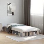 vidaXL Cadre de lit sans matelas gris béton 90x200 cm