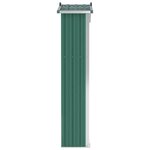 vidaXL Abri de jardin Vert 116x45x175 cm Acier galvanisé