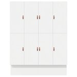 vidaXL Cadre de lit de rangement Blanc 180x200 cm