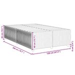 vidaXL Cadre de lit sans matelas rose 120x200 cm velours