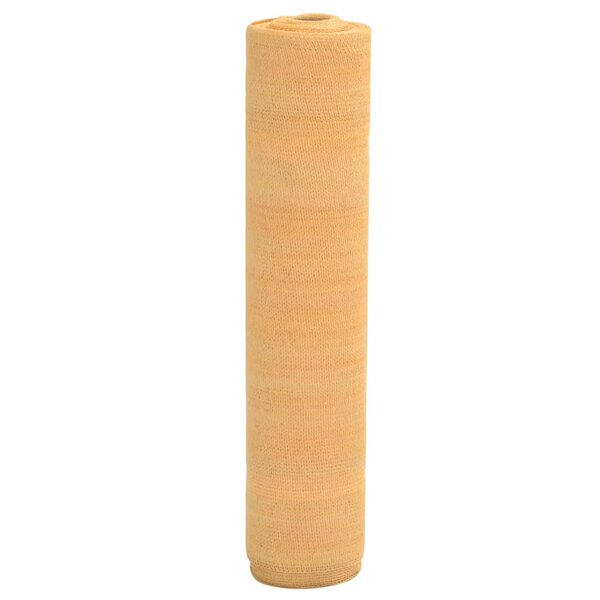 vidaXL Filet brise-vue sable 1 5x50 m PEHD 75 g/m²
