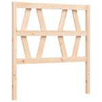 vidaXL Cadre de lit sans matelas 90x200 cm bois de pin massif