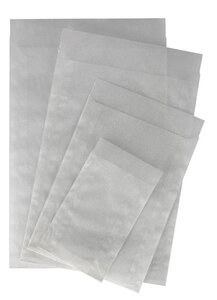 Pochettes Cristal 85 x 132 mm avec 14 mm de rabat
