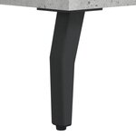 vidaXL Meuble TV Gris béton 80x36x50 cm Bois d'ingénierie