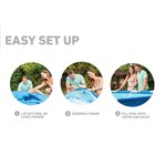 Intex Piscine Metal Frame 305x76 cm 28200NP
