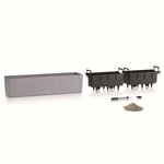 LECHUZA Jardinière BALCONERA Stone 80 ALL-IN-ONE Gris