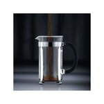 CHAMBORD - Cafetière à piston BODUM   8 tasses  1.0 l  acier inox