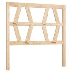 vidaXL Tête de lit 96x4x100 cm Bois massif de pin