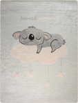 Tapis enfant Dreams 120 x 160 cm - Bleu