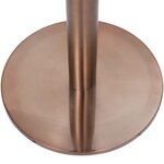 vidaXL Pied de table de bistro Doré Ø45x107 cm Acier inoxydable