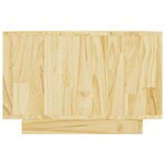 vidaXL Table basse 50x50x33 5 cm bois de pin massif