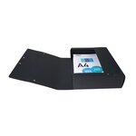 Boite De Classement Exabox Dos 80mm Carte Lustrée - A4 - Noir - X 6 - Exacompta