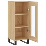vidaXL Buffet Chêne sonoma 34 5x34x90 cm Bois d'ingénierie