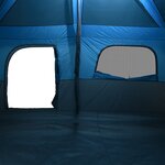 vidaXL Tente de cabine familiale 10 personnes bleu imperméable