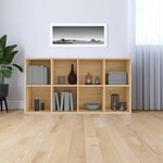vidaXL Bibliothèque/Buffet Chêne sonoma 66x30x130 cm Bois d’ingénierie