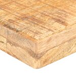 vidaXL Meuble TV 160x40x40 cm Bois massif de manguier brut