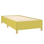 vidaXL Cadre de lit Vert 80x200 cm Tissu