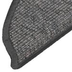 vidaXL Tapis d'escalier autocollants 15 Pièces 56x17x3 cm Beige et gris