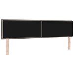 vidaXL Tête de Lit Design Lignes Taupe 90 cm Tissu