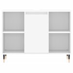 vidaXL Ensemble de meubles salle de bain 3 Pièces blanc bois d'ingénierie